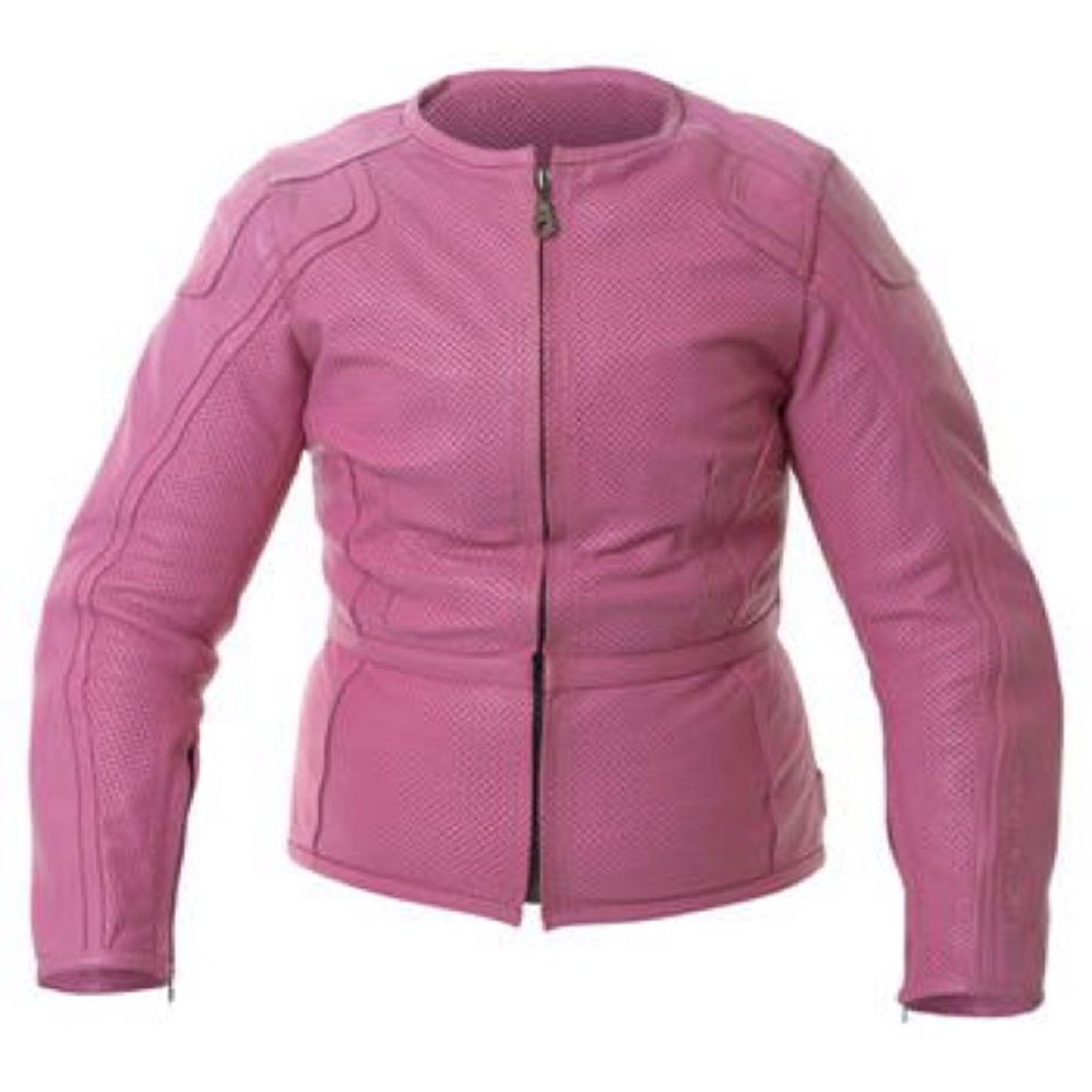 Frank Thomas FTL266 Zoe Ladies Motorcycling Jacket Pink